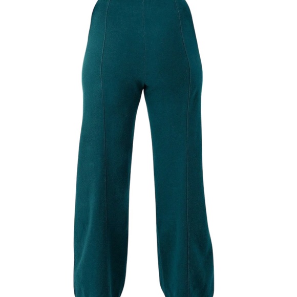 Champion Women's Green Vintage Wash Wide Leg Sweatpants Pants - Picture 2 of 2